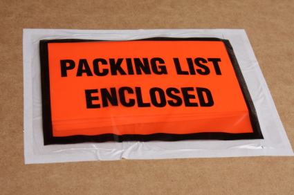Packing List Envelopes - More items go to www.packagingitems.com